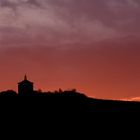 Kapelle im Abendrot