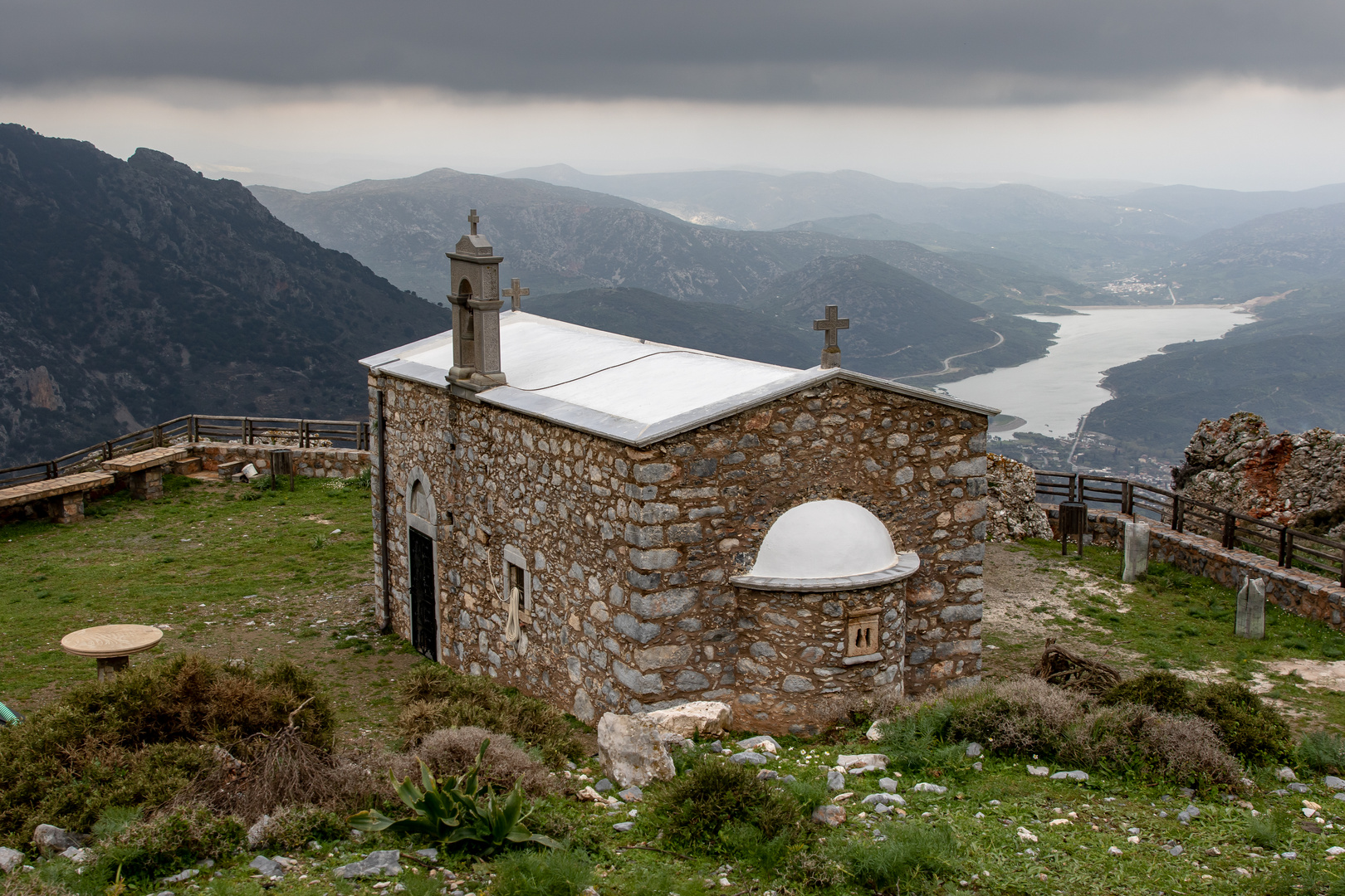 Kapelle im Gebirge, Kreta (Gr)