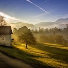 Kapelle im Morgenlicht