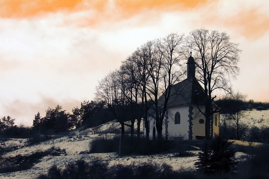 Kapelle im Winter