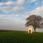 Kapelle in Bayern bei Sonnenaufgang