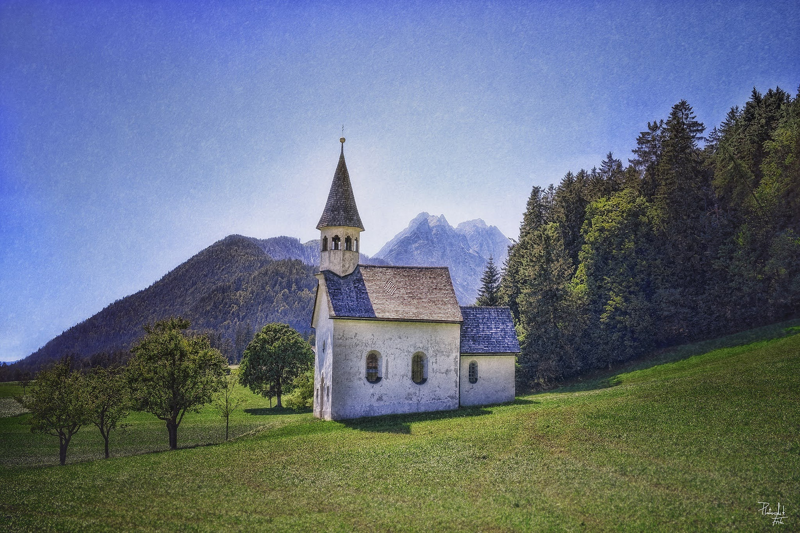 Kapelle in Panorama Lage