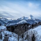 Kapelle Maria Gern mit Blick auf den Watzmann