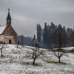 Kapelle Oberbayern im Winter