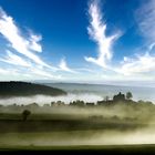 Kapelle Schönberg im Nebel