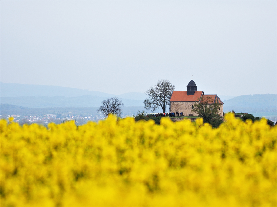 Kapelle Schönberg, Maiwanderung, angekommen