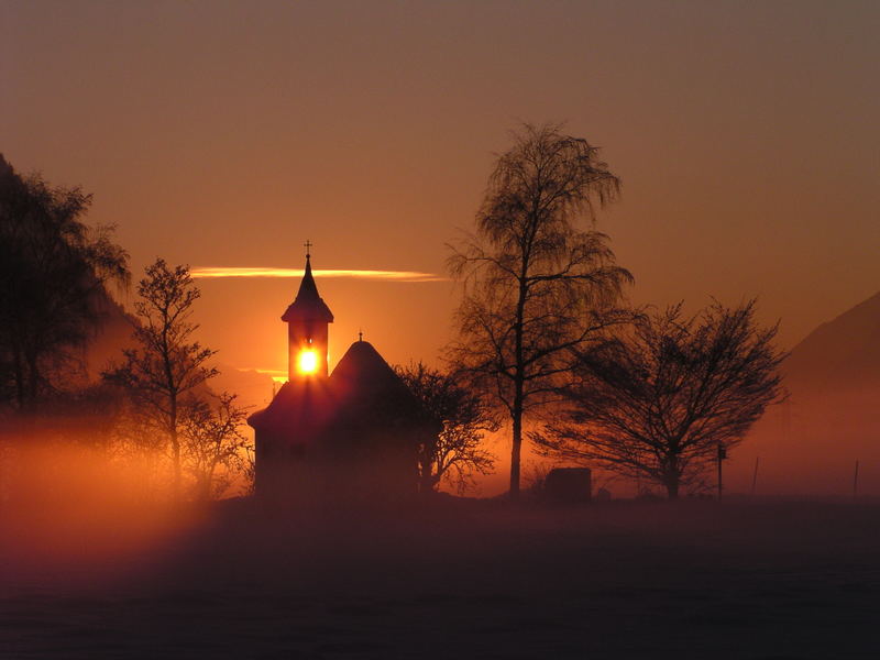 Kapelle @ sunset