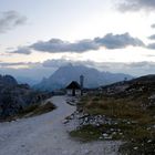 Kapelle und Auronzo Hütte