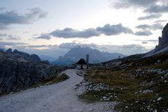 Kapelle und Auronzo Hütte