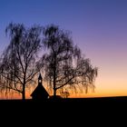 kapelle winter silhouette