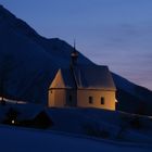 Kapelle zu Mühlebach im Winter