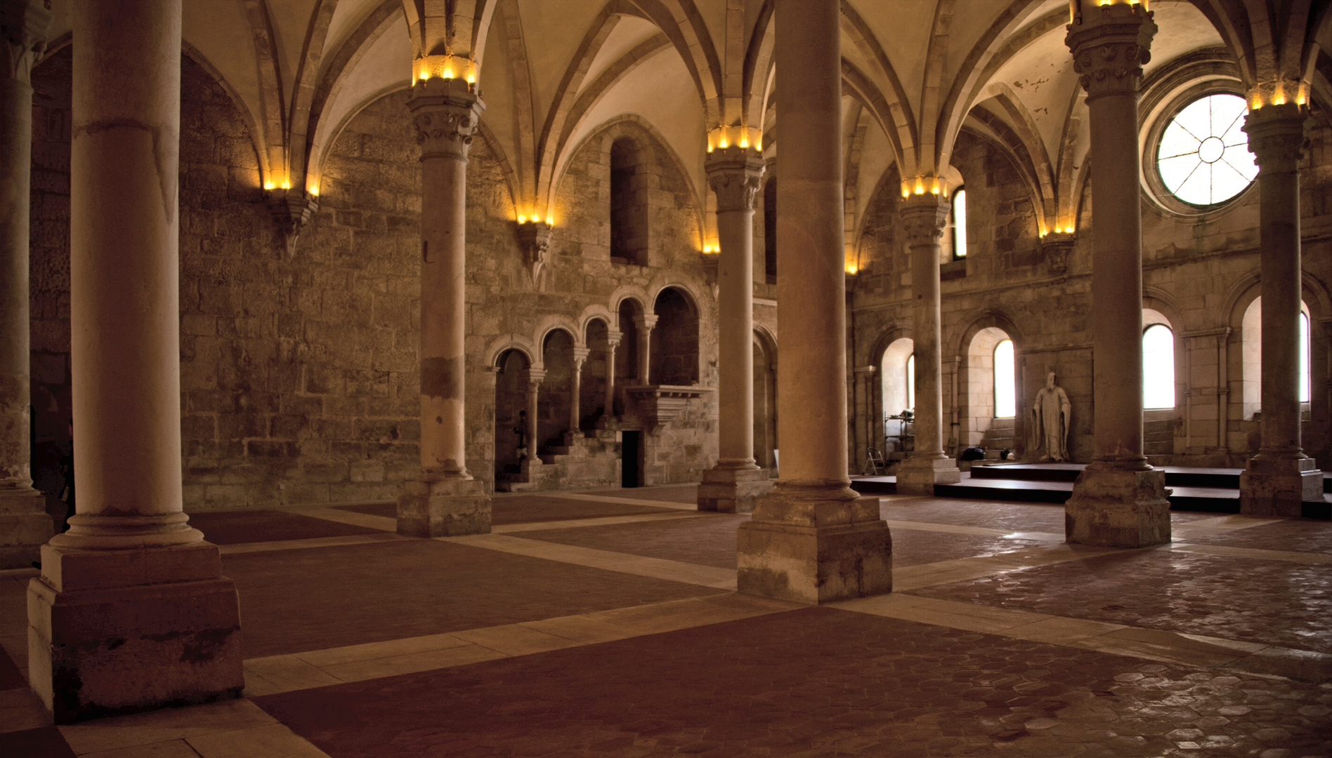 Kapitelsaal im Zisterzienserkloster Alcobaca