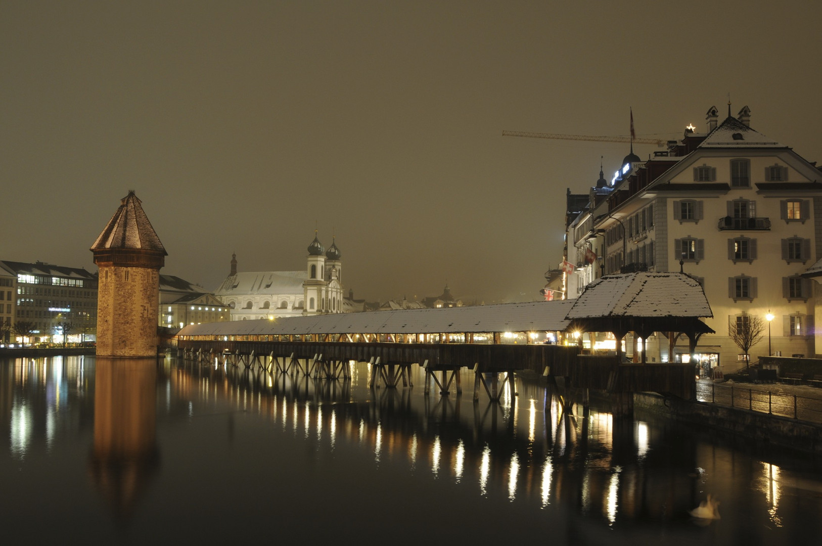 Kappelbrücke mit Wasserturm, Luzern