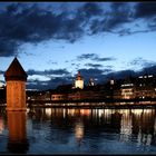 Kappelbrücke with blue touch