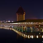 Kappellbrücke bei Nacht