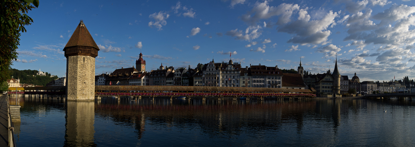 Kappellbrücke im morgenlicht