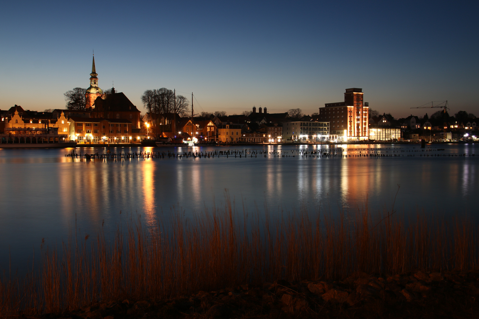 Kappeln zur blauen Stunde