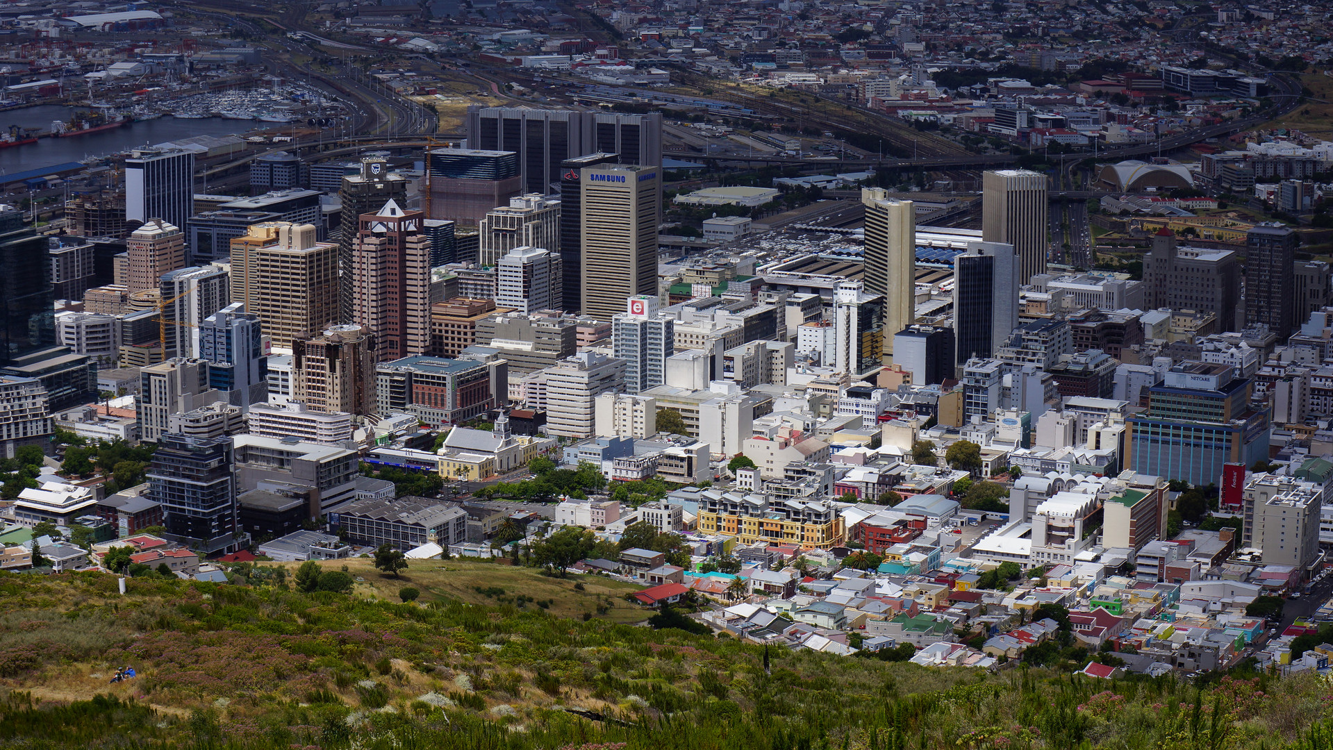 Kapstadt - Spot auf Skyline und Bo-Kaap