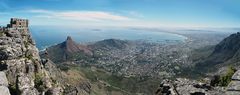 Kapstadt-Übersicht-Panorama-Tafelberg