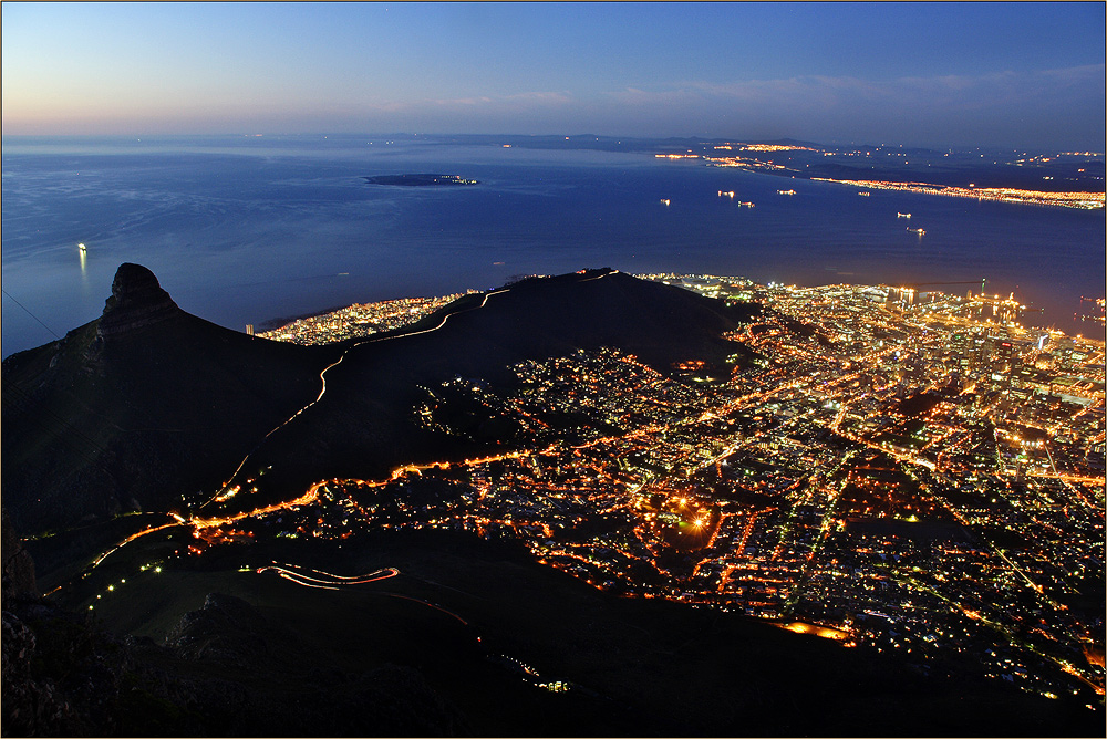 Kapstadt vom Tafelberg