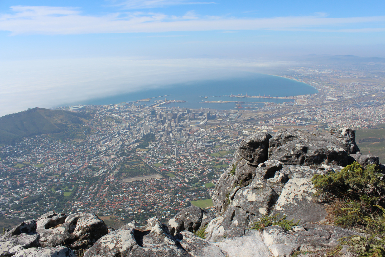 Kapstadt vom Tafelberg aus