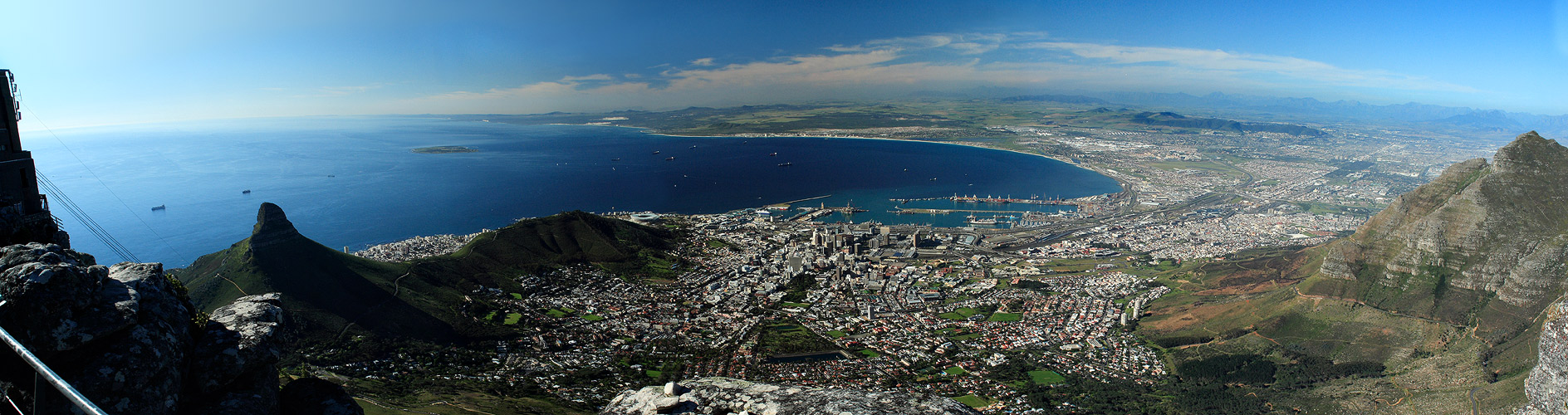 Kapstadt vom Tafelberg