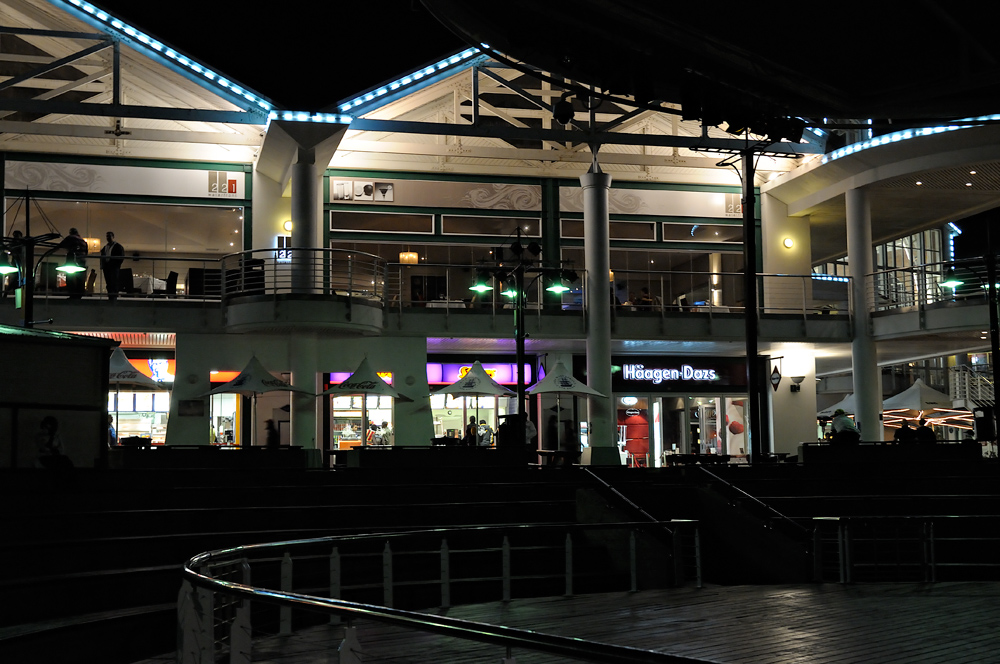 Kapstadt - Waterfront bei Nacht