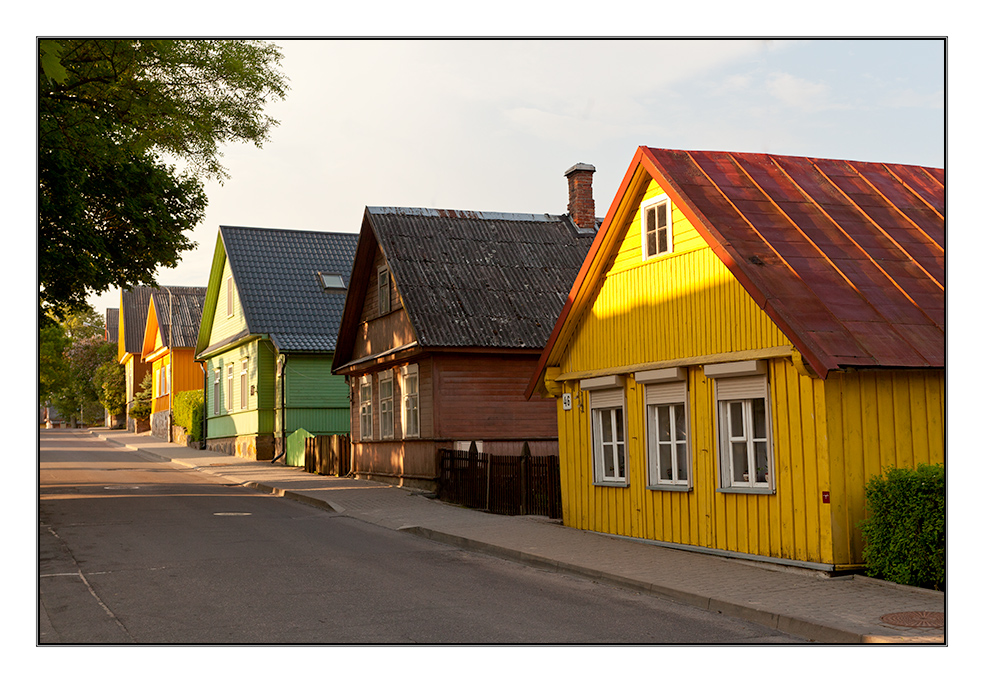 Karäer-Häuser in Trakai/Litauen