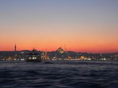 Karakoy bridge & Suleymaniye mosque's silhouette