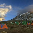 Karanga-Camp unterhalb des Kilimanjaro