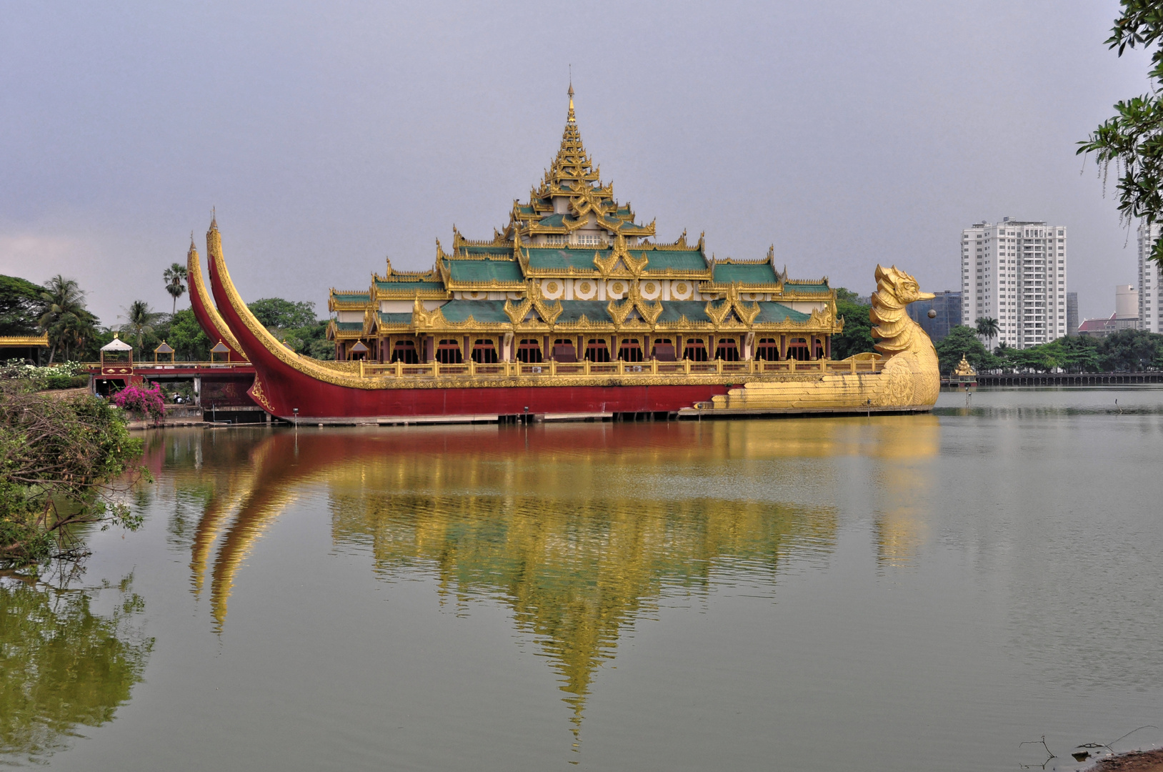 Karaweik Restaurant in Yangon, Myanmar