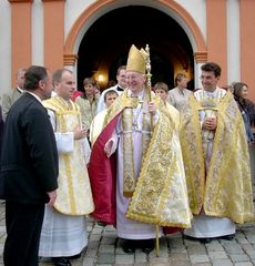 Kardinal Wetter zu Besuch im Kloster Andechs