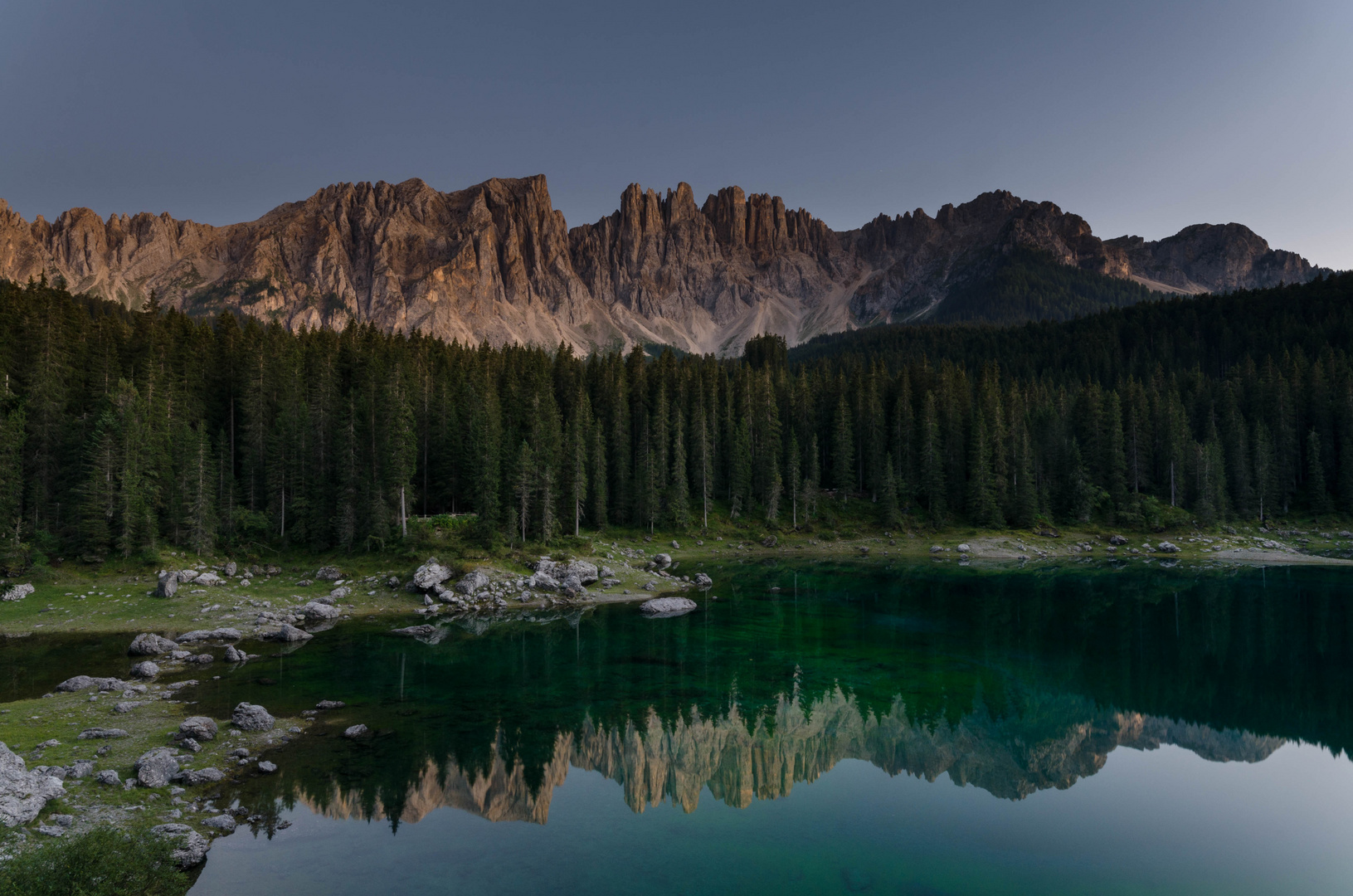 Karersee am Abend