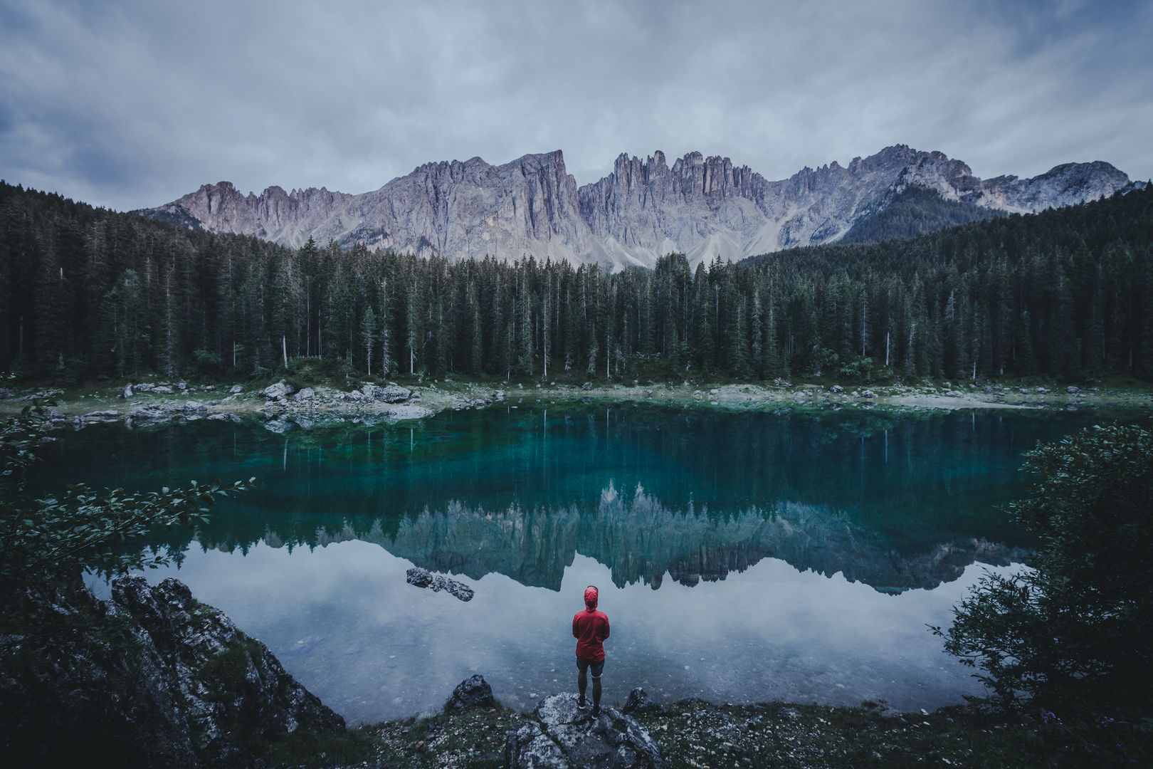 Karersee am Abend