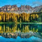 Karersee am Abend. ( Lago di Carezza )