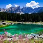 Karersee Dolomiten Rosengarten 