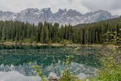 Karersee im Naturpark Rosengarten