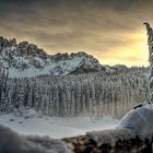 Karersee im Winter