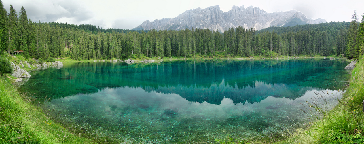 Karersee in den Dolomiten