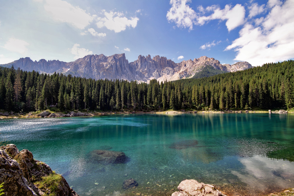 Karersee mit Latemar