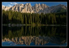 Karersee mit Latemar