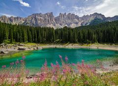 Karersee mit Latemar