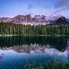 Karersee - Sonnenuntergang, Südtirol, Italy