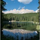 Karersee - Südtirol- Spiegelung Rosengarten