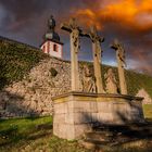 Karfreitag 2024 - Kreuzigungsgruppe vor St. Michael in Heustreu