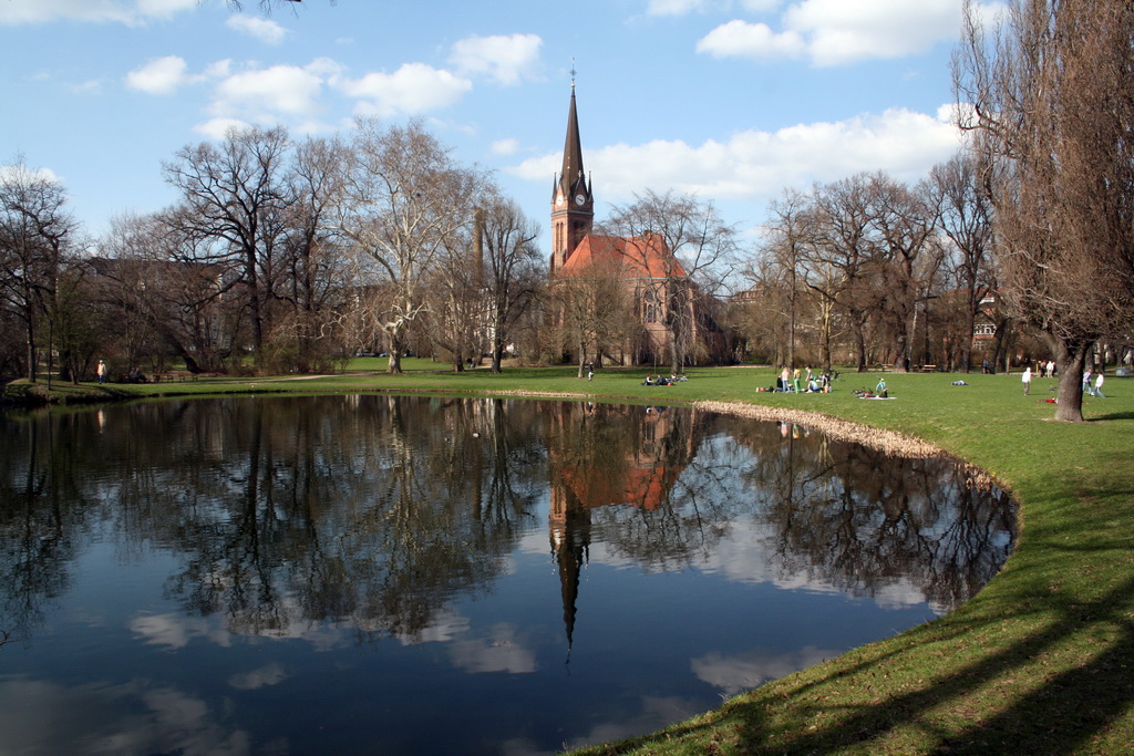 Karfreitag im Johannapark (Leipzig)