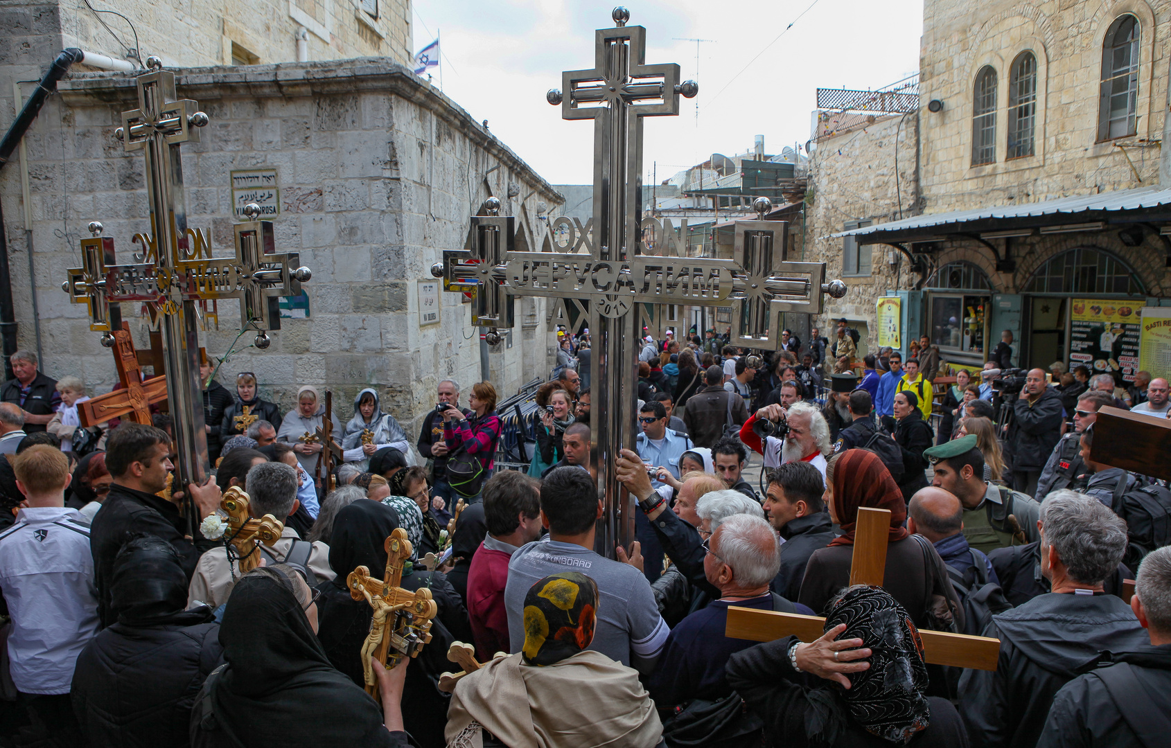 Karfreitag in der Via Dolorosa