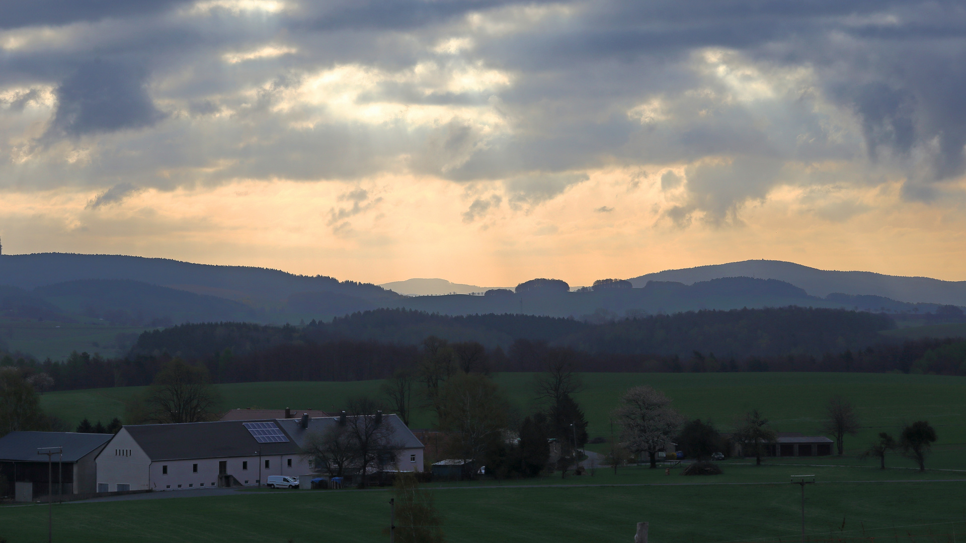 Karfreitag Morgen in der Sächsischen Schweiz...