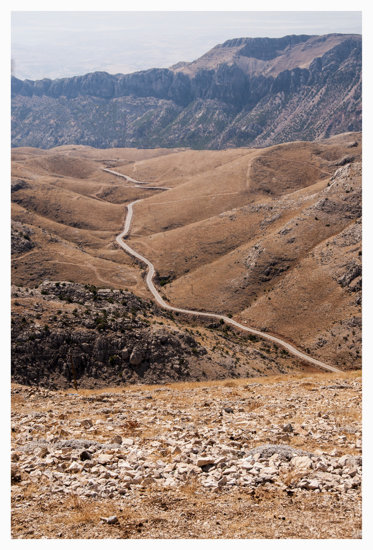 Karge Landschaft am Berg Nemrut Dagi