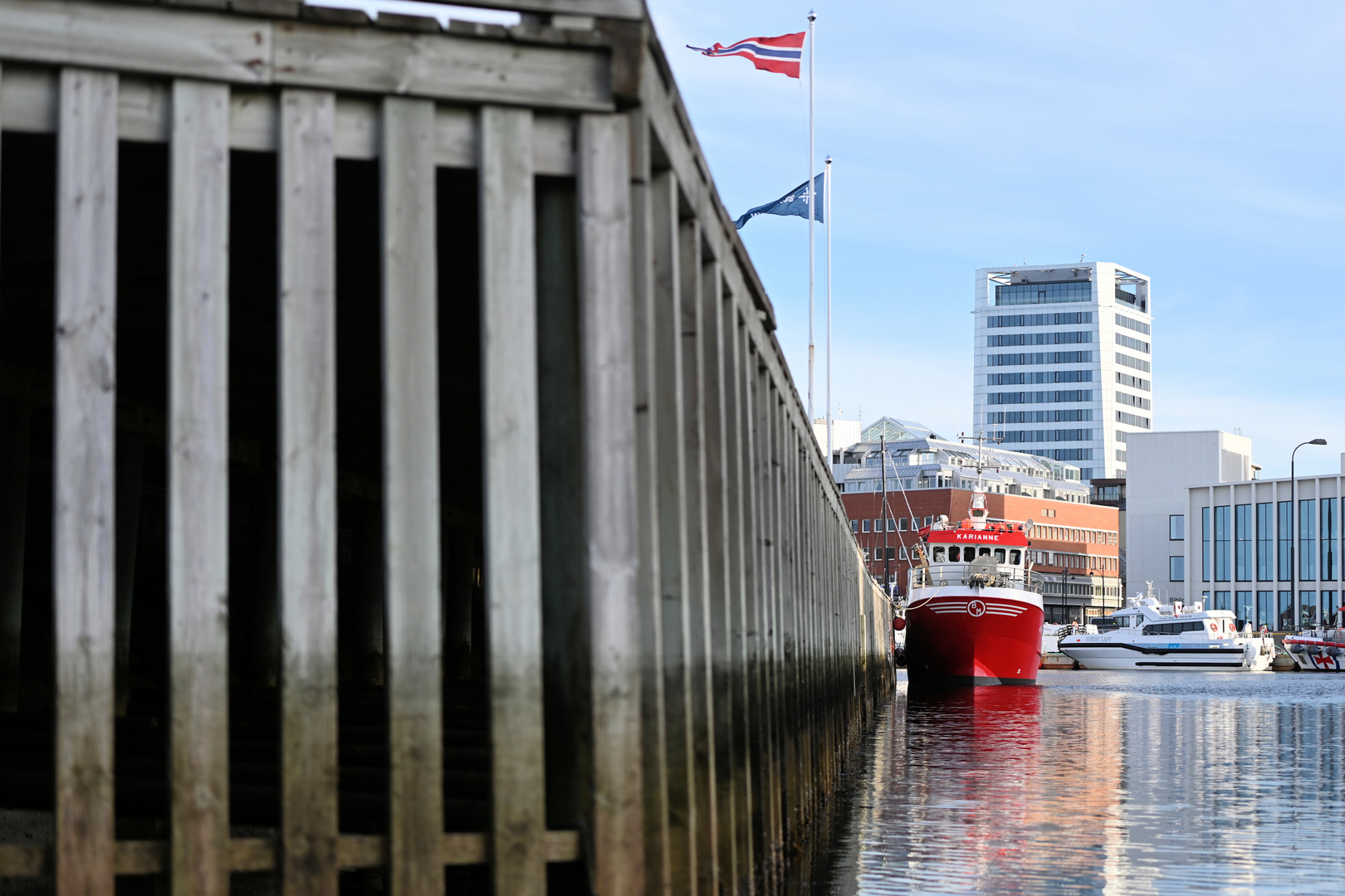 Karianne im Hafen von Bodø
